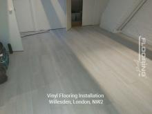 Vinyl flooring installation in Willesden 4