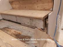 Wood floor & stairs repair and refinishing in East London 3