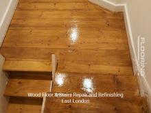 Wood floor & stairs repair and refinishing in East London 7