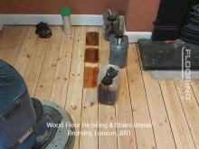 Wood floor re-oiling & stairs repair in Bromley