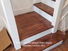Wood floor re-oiling & stairs repair in Bromley 8