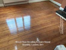 Wood floor re-oiling & stairs repair in Bromley 10