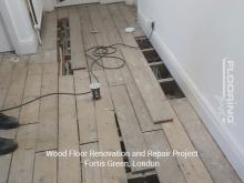 Wood floor renovation and repair in Fortis Green