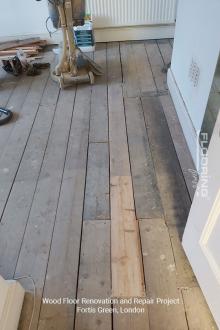 Wood floor renovation and repair in Fortis Green 2
