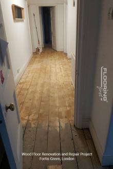 Wood floor renovation and repair in Fortis Green 3