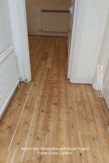 Wood floor renovation and repair in Fortis Green 4