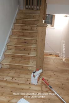 Wood floor renovation and repair in Fortis Green 6