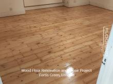 Wood floor renovation and repair in Fortis Green 7