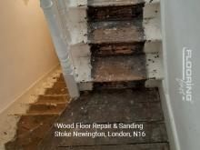 Wood floor repair & sanding in Stoke Newington 2