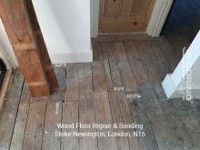 Wood floor repair & sanding in Stoke Newington 3