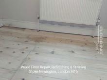 Wood floor repair, refinishing & staining in Stoke Newington 2