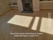 Wood floor repair, refinishing & staining in Stoke Newington 9