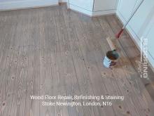 Wood floor repair, refinishing & staining in Stoke Newington 10