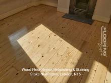 Wood floor repair, refinishing & staining in Stoke Newington 13