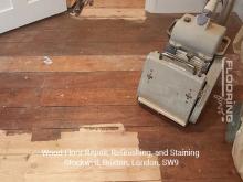 Wood floor repair, refinishing, and staining in Stockwell, Brixton 5