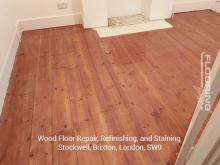Wood floor repair, refinishing, and staining in Stockwell, Brixton 11