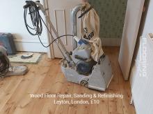 Wood floor repair, sanding & refinishing in Leyton 6
