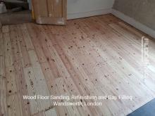 Wood floor sanding, refinishing and gap filling in Wandsworth 3