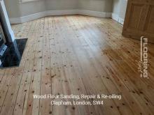 Wood floor sanding, repair and re-oiling in Clapham 4