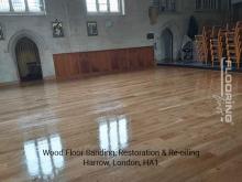 Wood floor sanding, restoration & re-oiling in Harrow 7