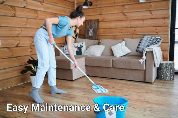 Easy maintenance and care of wood flooring