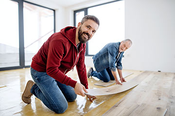 Luxury vinyl flooring