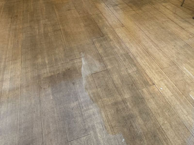 Bamboo flooring - fading