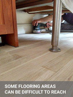 Hardwood floor sanding