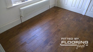 Solid real wood flooring