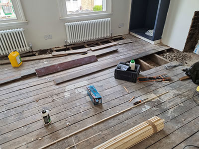 Floorboards replacement