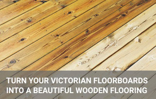 Victorian floorboards restoration