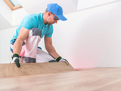 Laminate flooring installation - the process