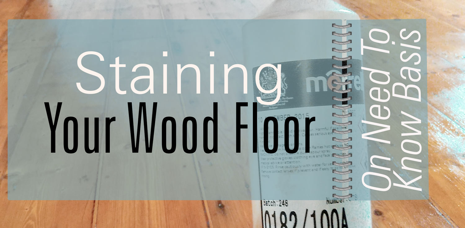 staining wood floors