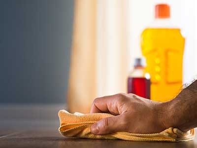 Wood floor waxing - maintenance and care