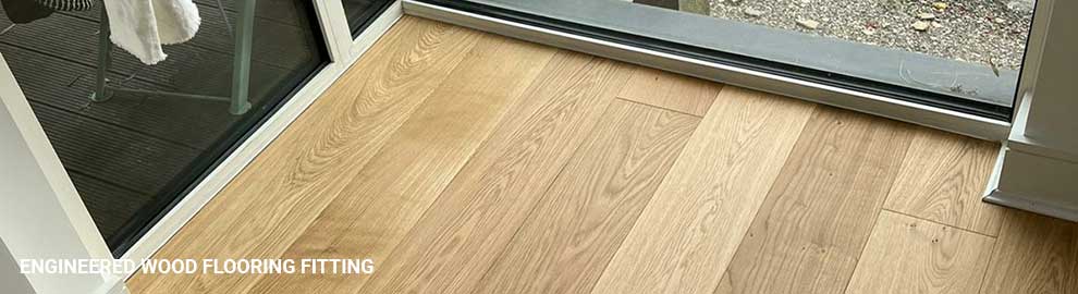 Engineered wood floor fitting