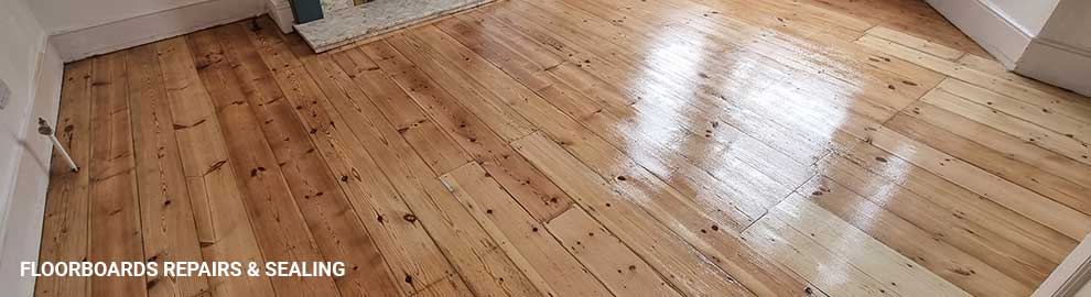 Floorboards repairs and sealing