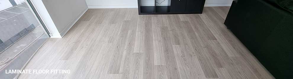 Laminate floor installation