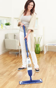 Bona spray mop cleaning