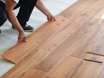 LVT flooring installation