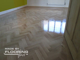 Parquet floor installation