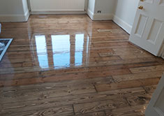 Floorboards restoration in London 3