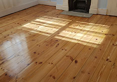 Floorboards sanding in London 2