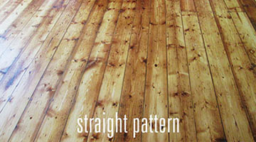 Straight wood floor pattern