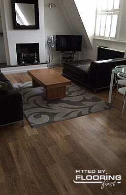 Laminate flooring installed by FlooringFirst!