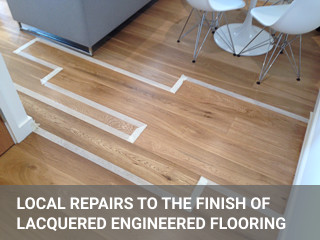 Floor fitting project in West End