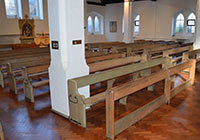 Complete Church Floor Restoration with Bench Positioning