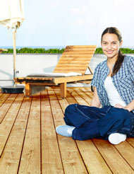 Gap filling with slivers is possible for decking