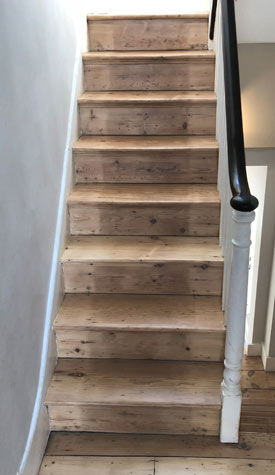 Pine Staircase Restoration 1
