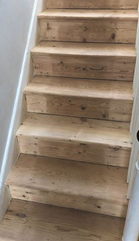 Pine Staircase Restoration 2