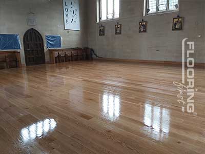 Floor sanding & fitting for churches & community halls